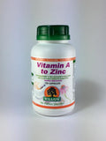 Vitamin A to Zinc