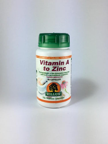 Vitamin A to Zinc